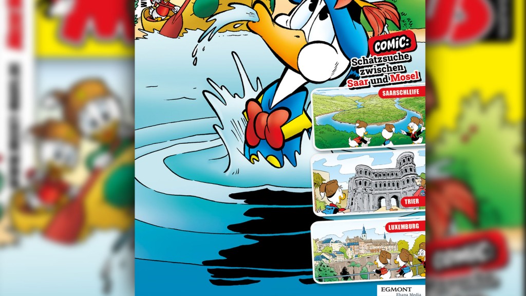Donald Duck auf Schatzsuche im Saarland