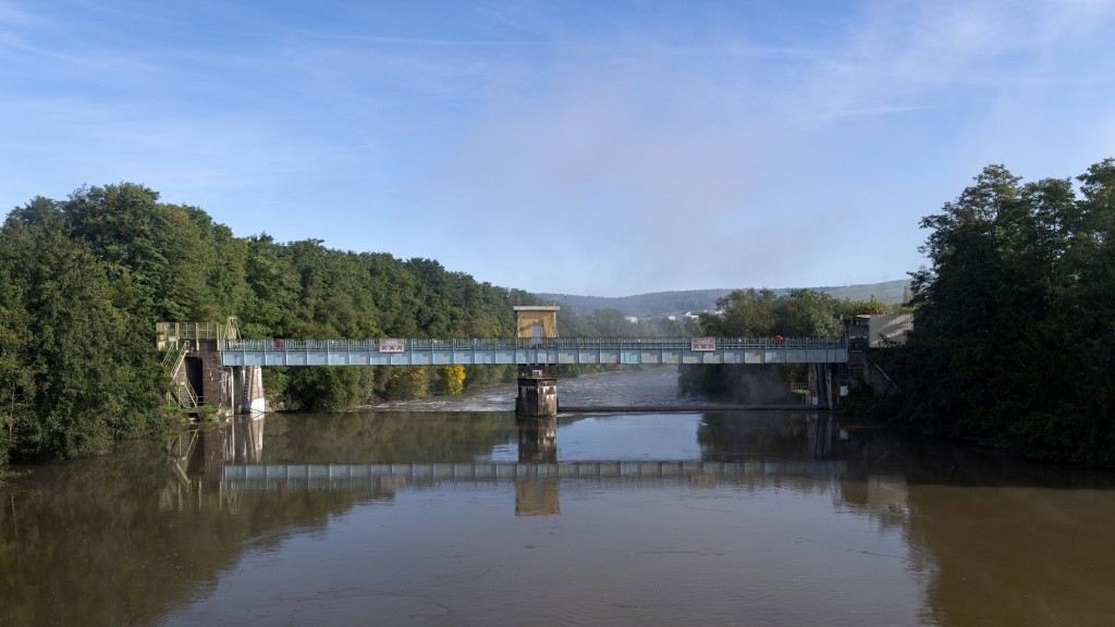 Die Mündung der Meurthe in die Mosel