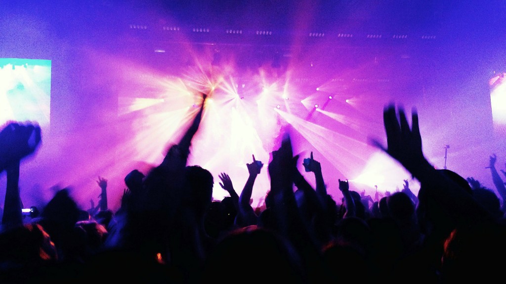 Konzert bei einem Festival