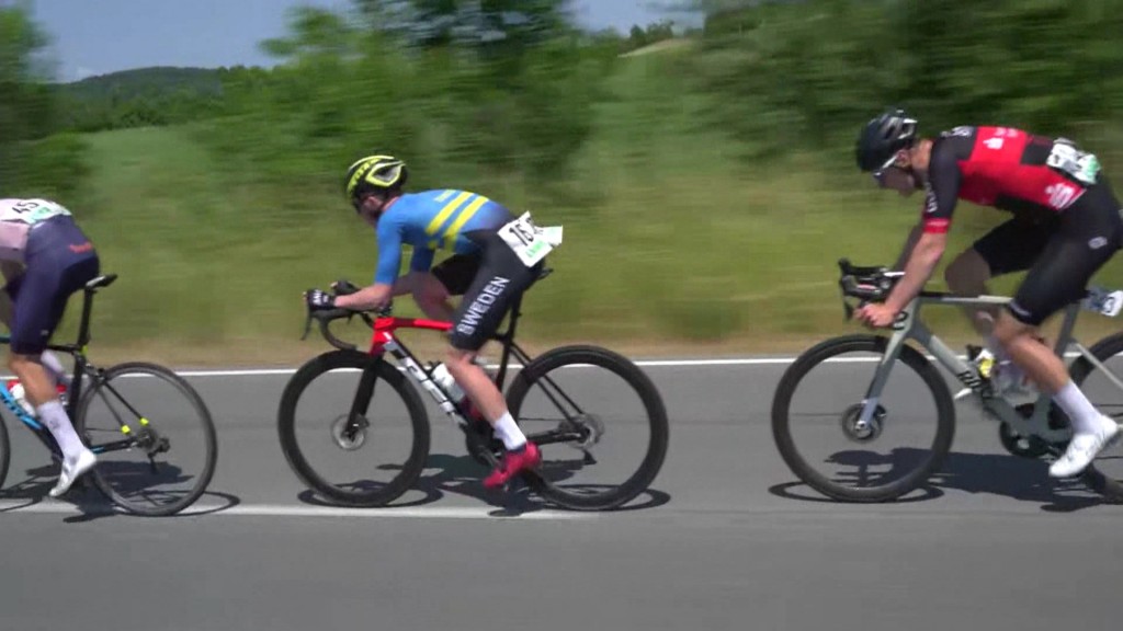 Radsport-Nachwuchstalente beim Rad-Rennen