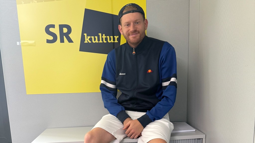 Kasky im SR kultur-Sendestudio