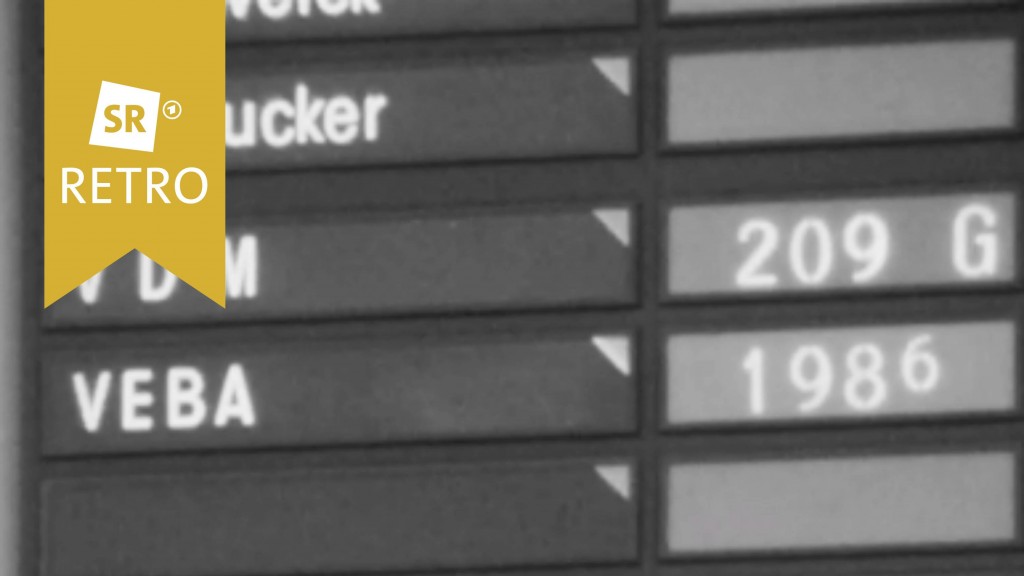Kurs der Veba-Aktie auf Anzeigetafel