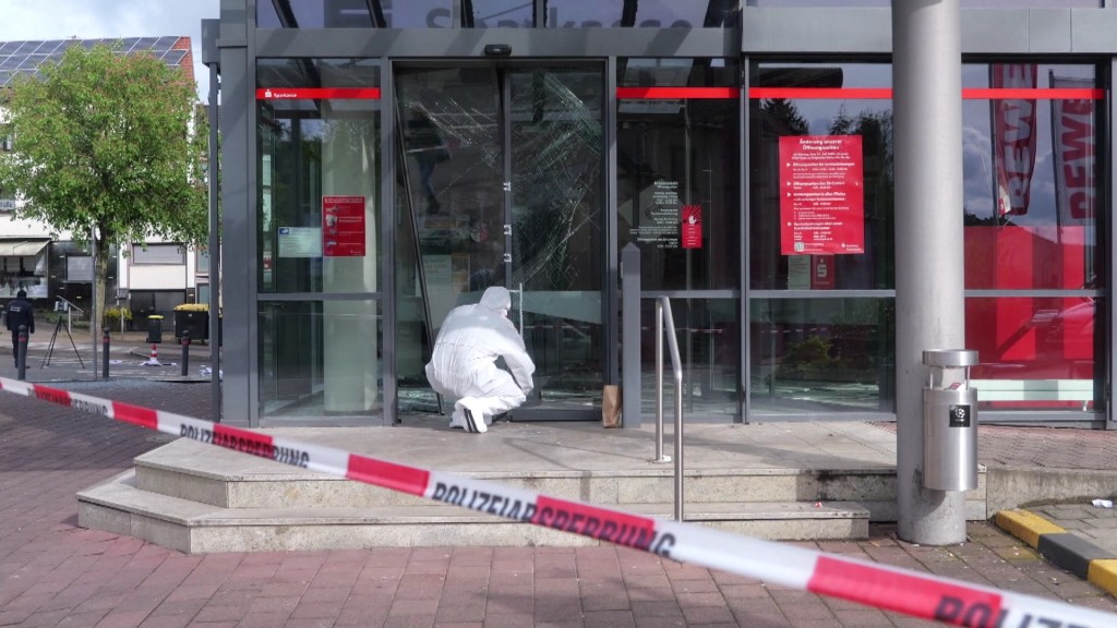 Foto: Geldautomaten gesprengt in Großrosseln