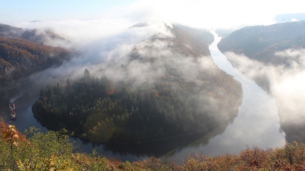 Saarschleife im Herbst