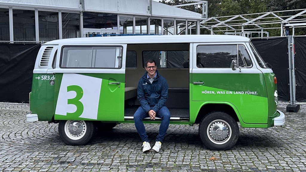 Manuel Brunz vom Orgateam für den Tag der Deutschen Einheit