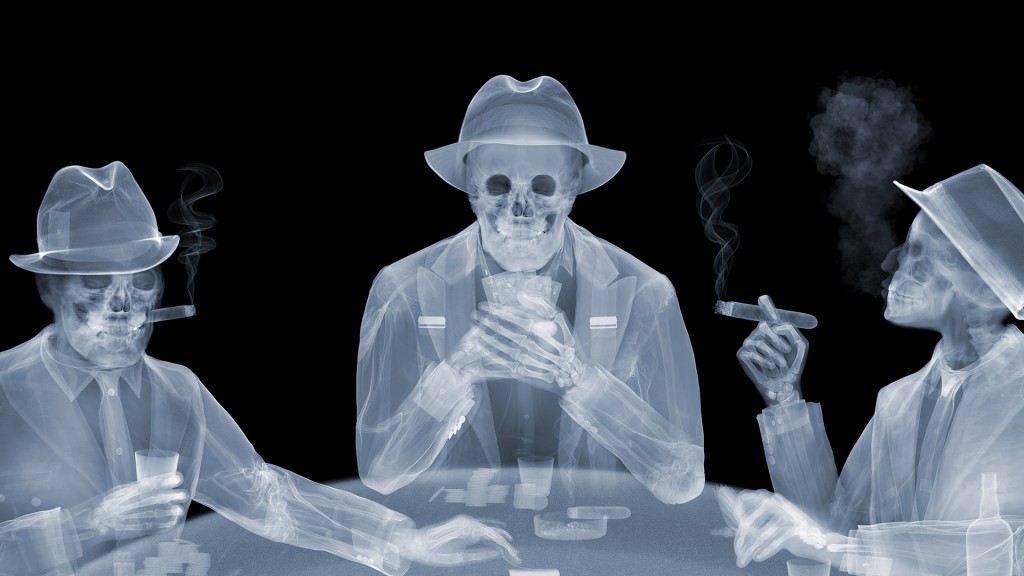 Foto: Nick Veasey: Poker, 2020