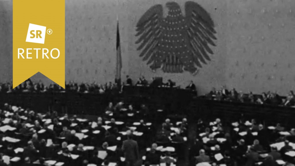 Plenarsaal des Bundestags in Bonn