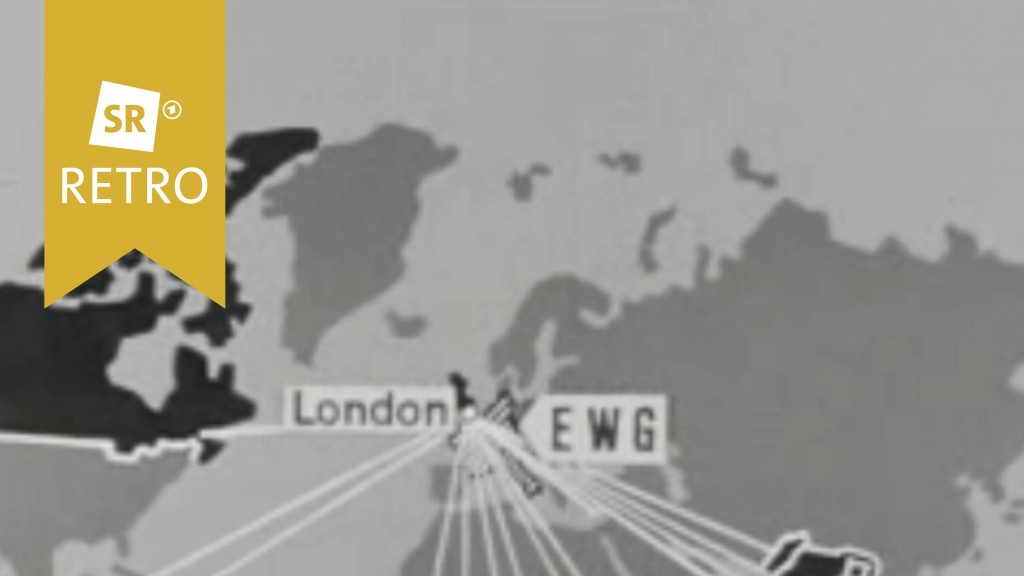 Landkarte: London, EWG und Commonwealth-Länder