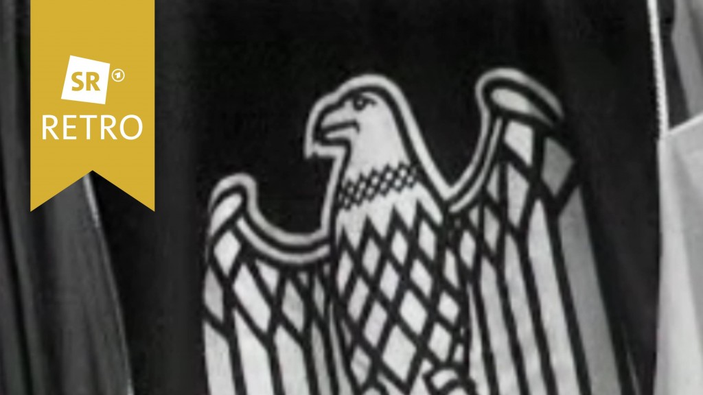 Symbol der Deutschen Reichspartei: Reichsadler auf Wappen mit Reichsfarben