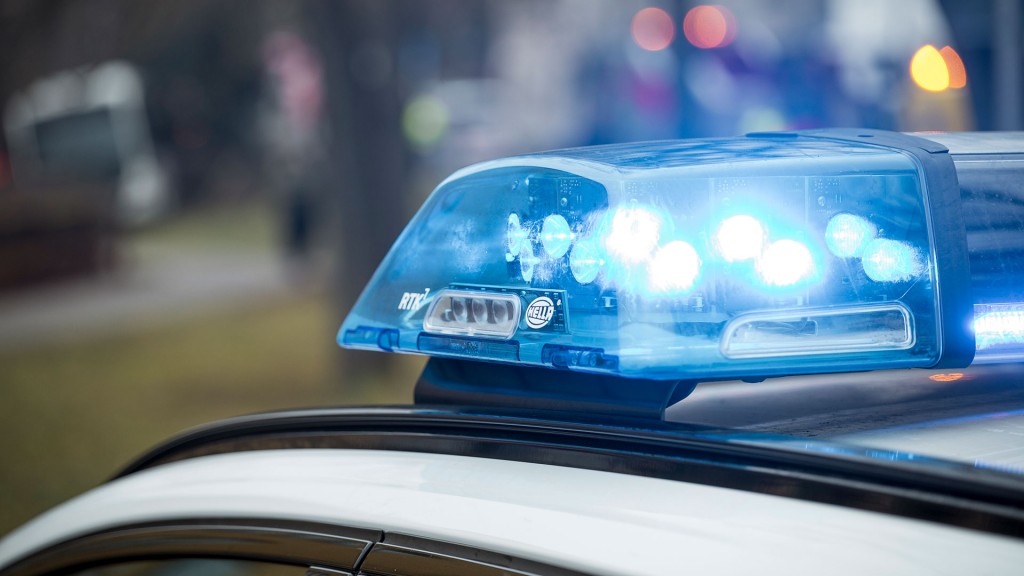 Blaulicht eines Polizeiwagens