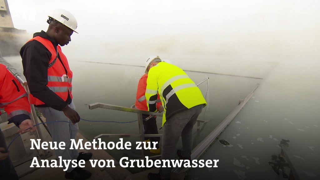 Foto: Analyse von Grubenwasser