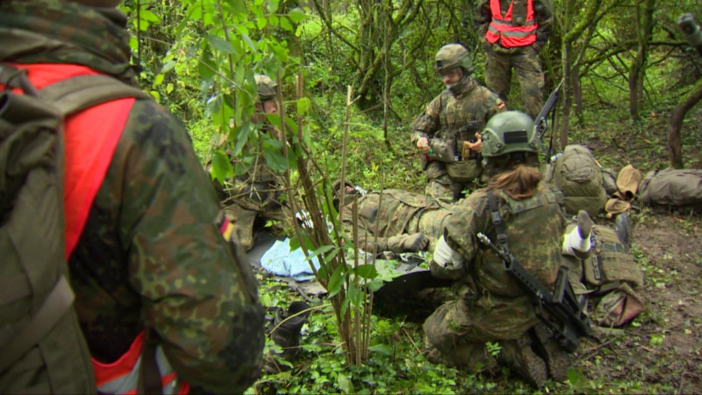Foto: Soldaten bei einer Übung