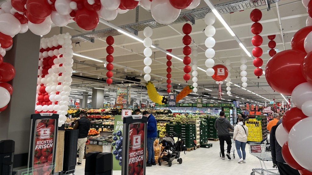 Eröffnungstag der Homburger Kaufland-Filiale