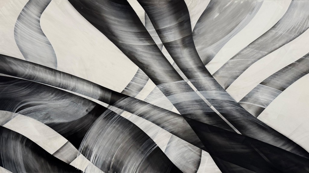 Sigrun Ólafsdóttir: Ohne Titel, 2010, Tusche und Gesso auf Leinwand