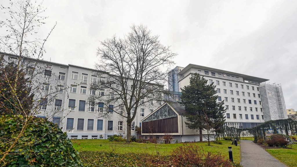 Das ehemalige evangelische Krankenhaus in Saarbrücken