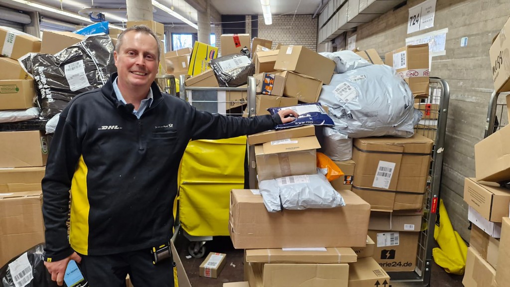 Paketzusteller Ingo Staudt