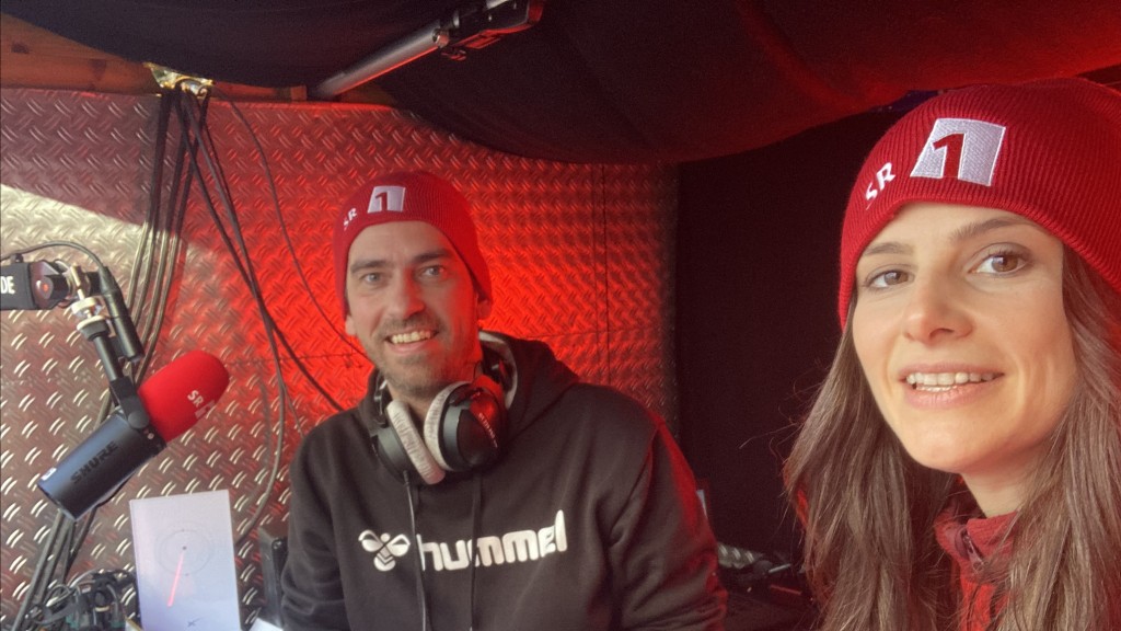 SR 1 live vom Weihnachtsmarkt