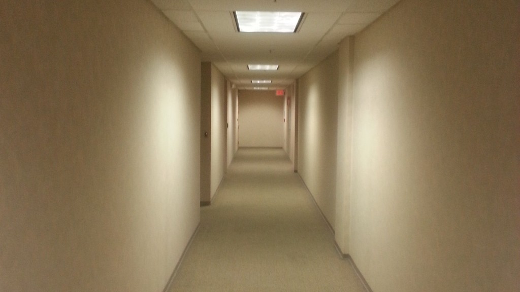 Ein verlassener Flur