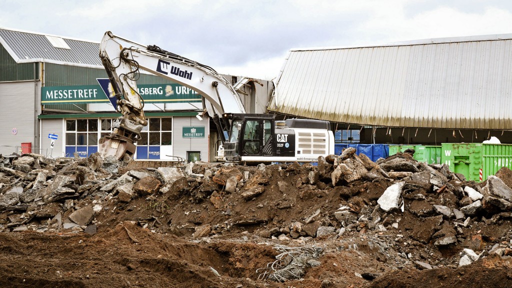 Großbaustelle des ehemaligen Saarbrücker Messegeländes, 2022