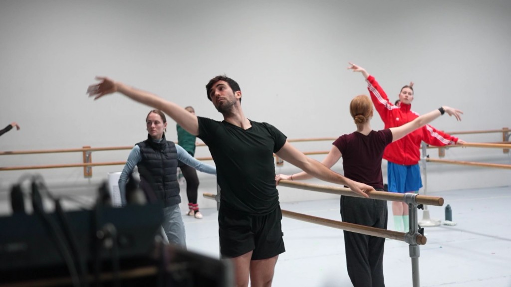 Foto: Tänzer bei der Probe