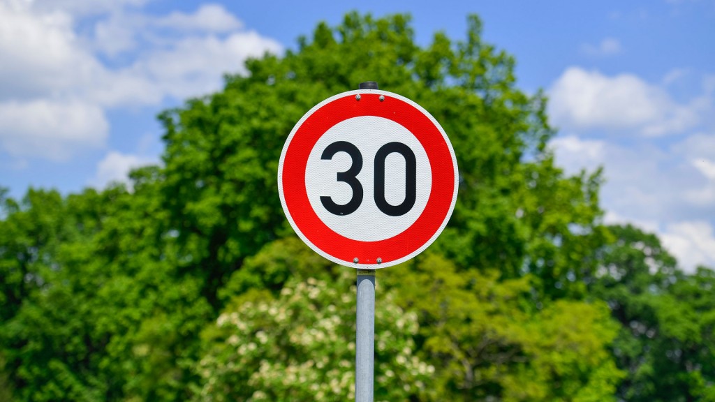 Foto: Ein Verkehrsschild Tempo 30