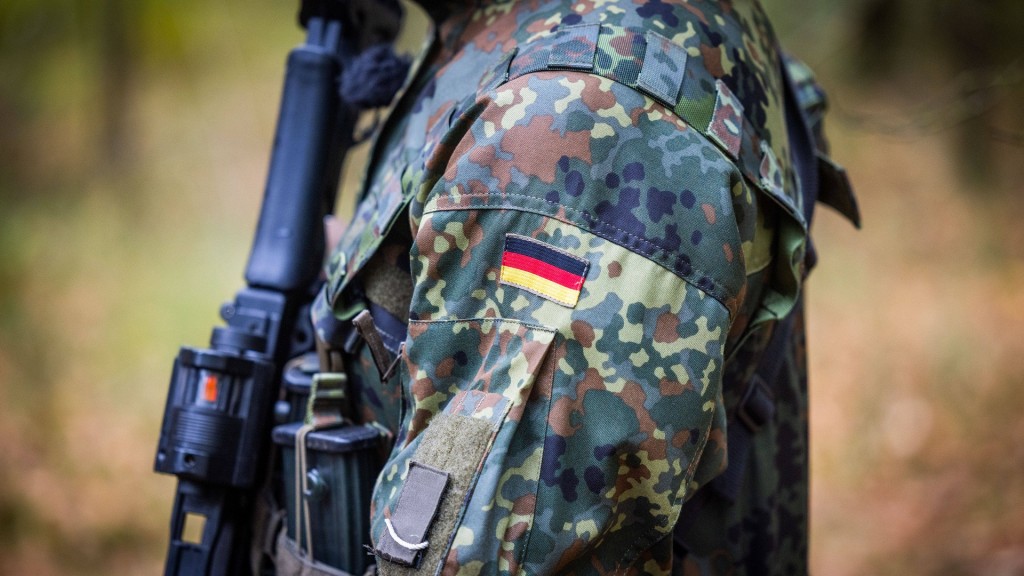 Bundeswehrsoldat bei einer Gefechtsübung