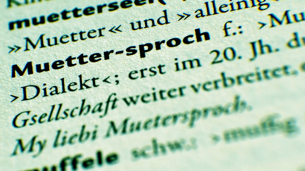 Muttersprache