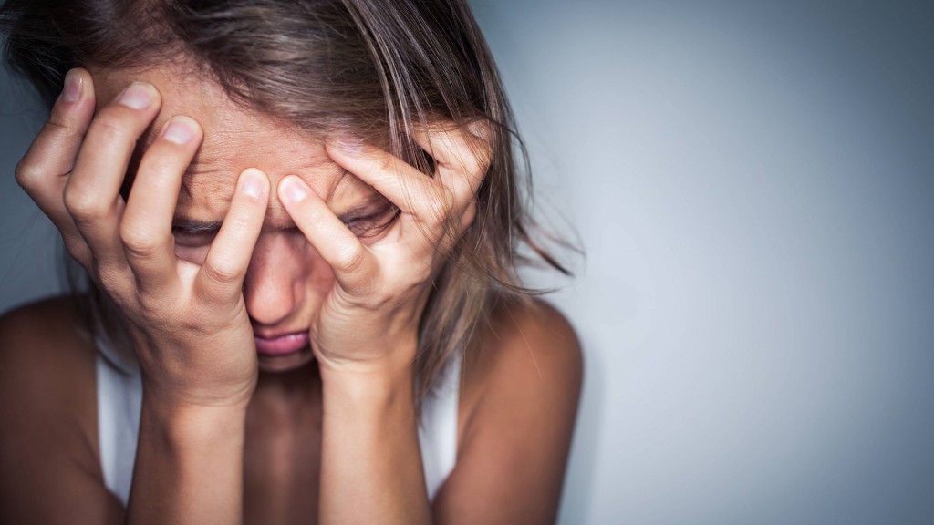 Jugendliche in depressiver Stimmung