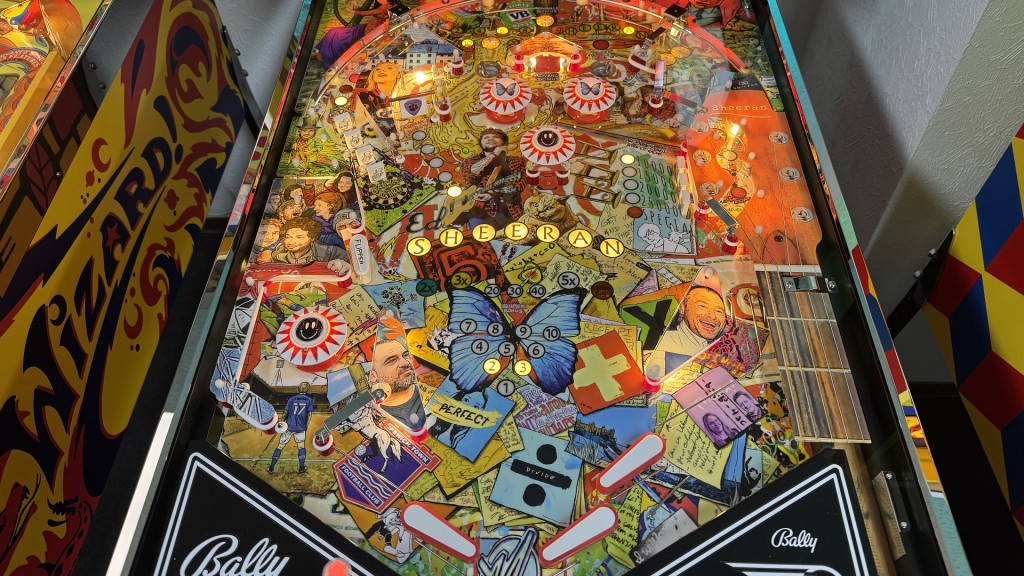 Flipperautomat aus Saarbrücken für Ed Sheeran