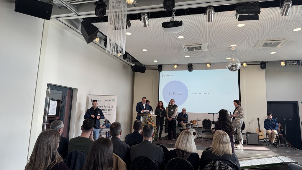 Foto: Verleihung des Saarländischen Inklusionpreises 2025 