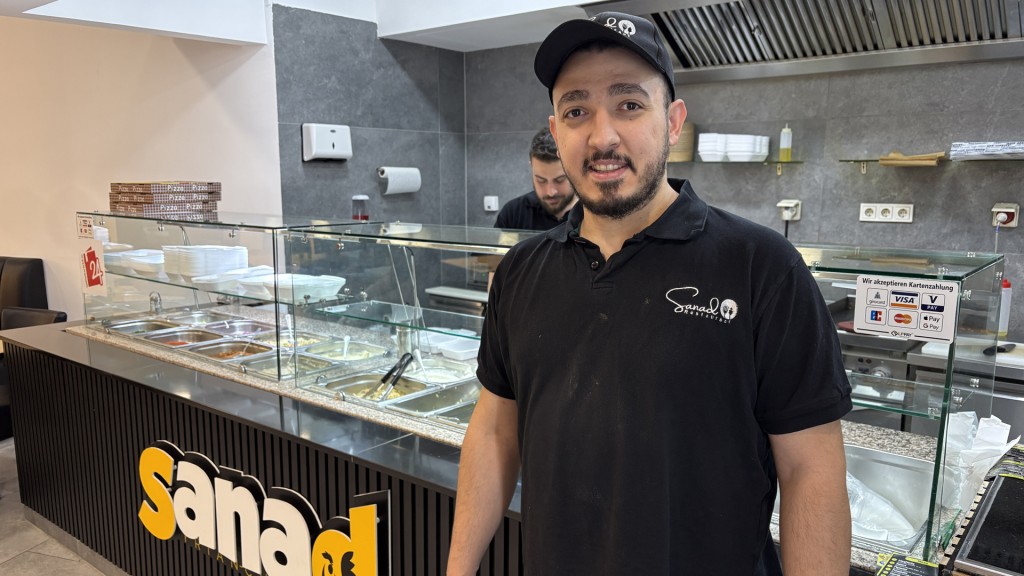 Kaied, der Inhaber des Sanad in Neunkirchen