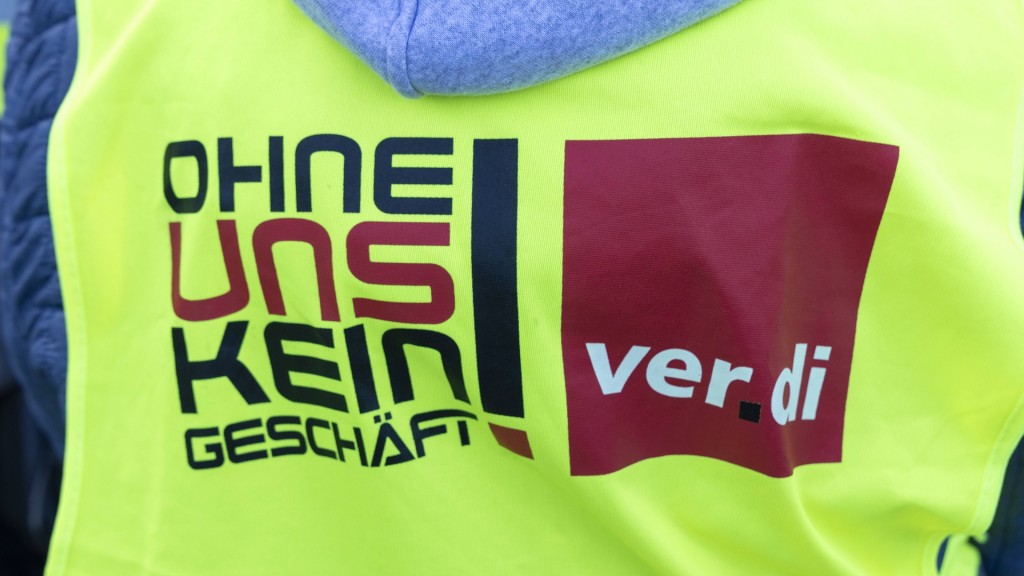 Verdi-Streik im Einzelhandel.