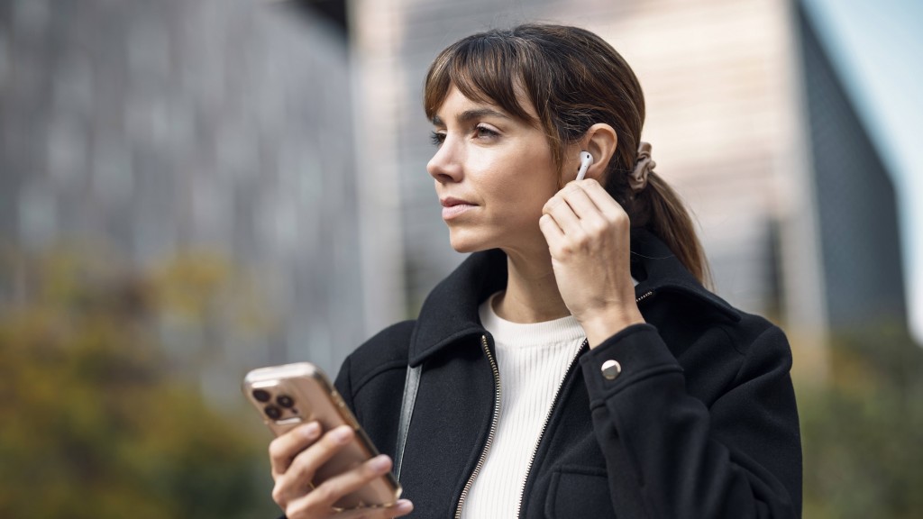 Telefonieren mit In-Ear-Headset