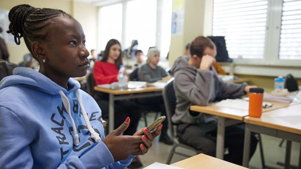 Foto: Integrationskurs in einer Schule