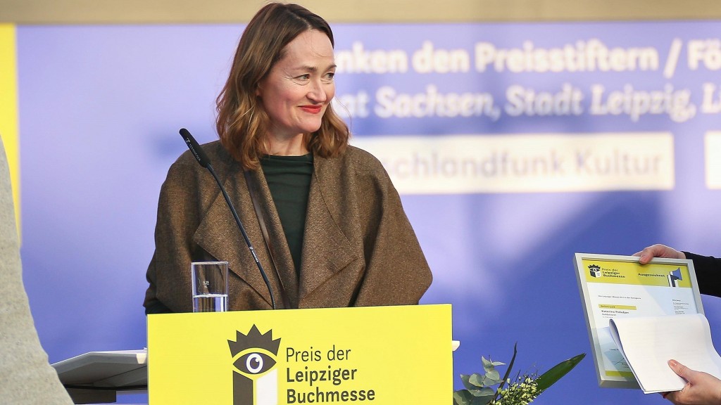 Katerina Poladjan bekommt den Preis der Leipziger Buchmesse in der Kategorie Belletristik