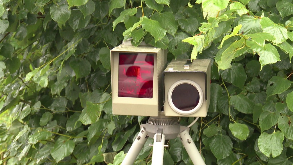 Foto: Aufgestellter Blitzer 