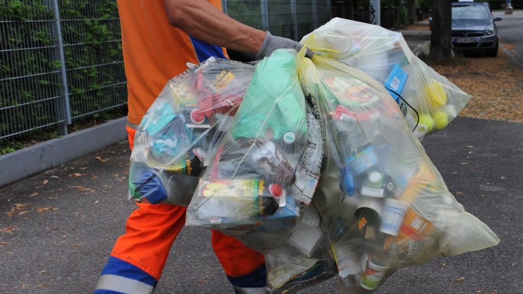 Müll im gelben Sack 