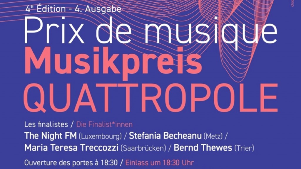 Plakat des QuattroPole Musikwettbewerbs 2026