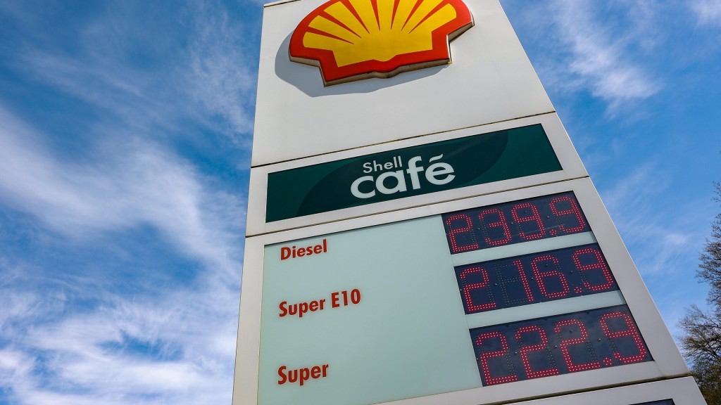 Anzeige der Spritpreise an einer Tankstelle