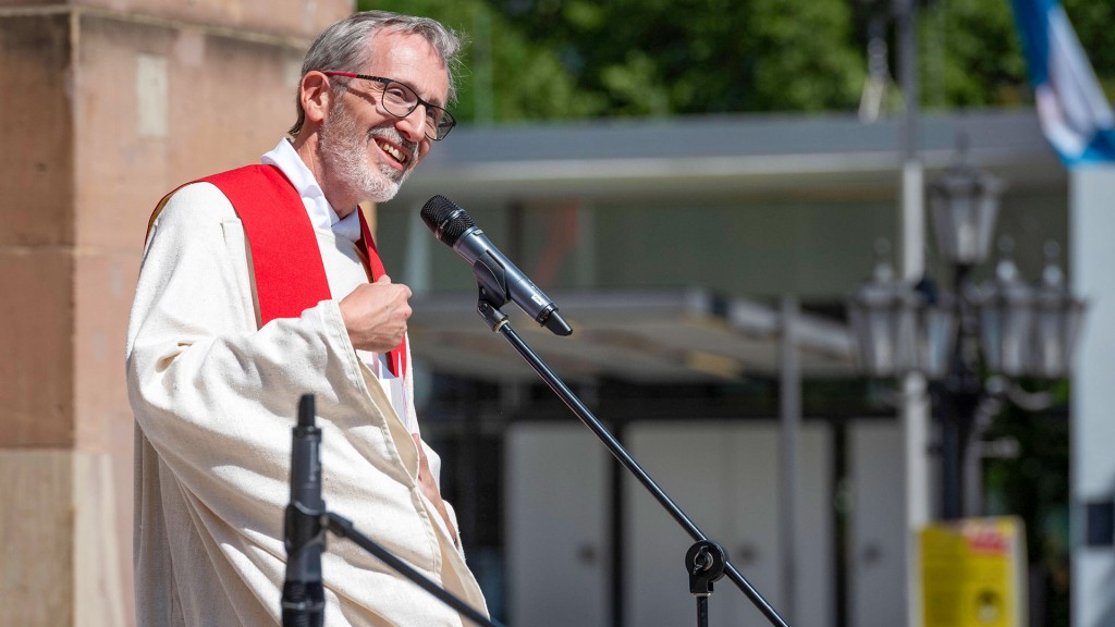 Pfarrer Thomas Bergholz von der ev. Gemeinde Alt Saarbrücken