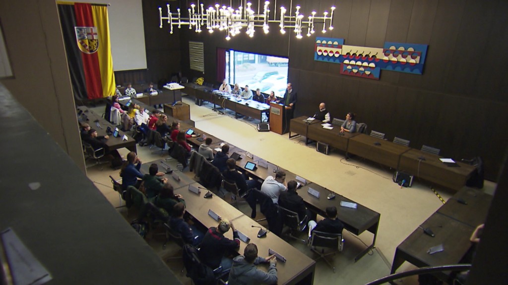 Foto: Sitzung des Jugendparlaments in St. Ingbert