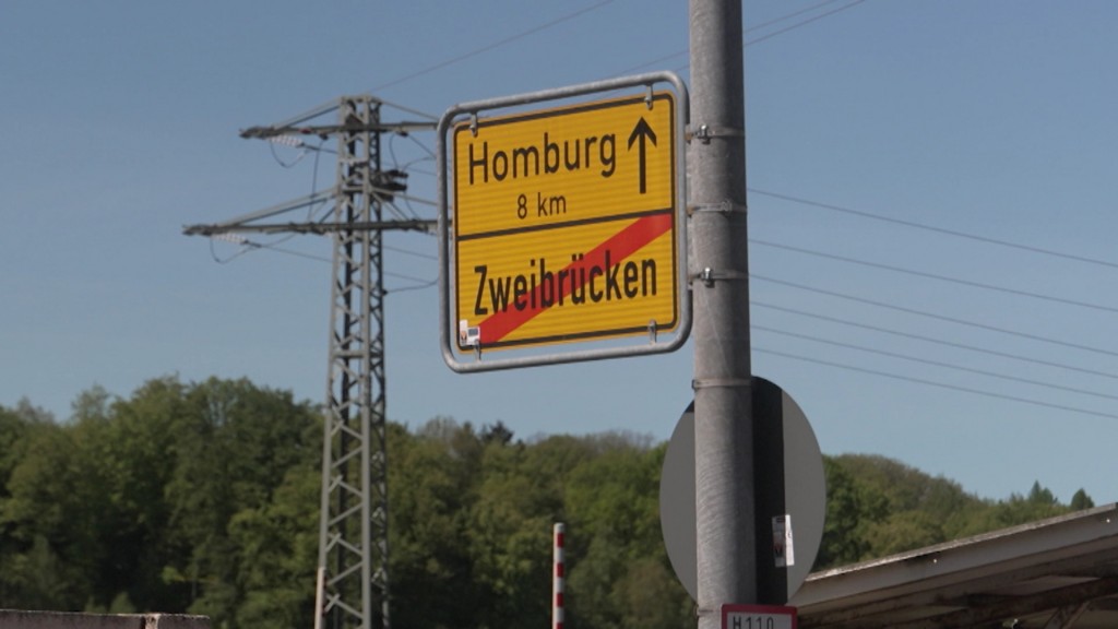 Foto: Ortsschild Homburg/Zweibrücken