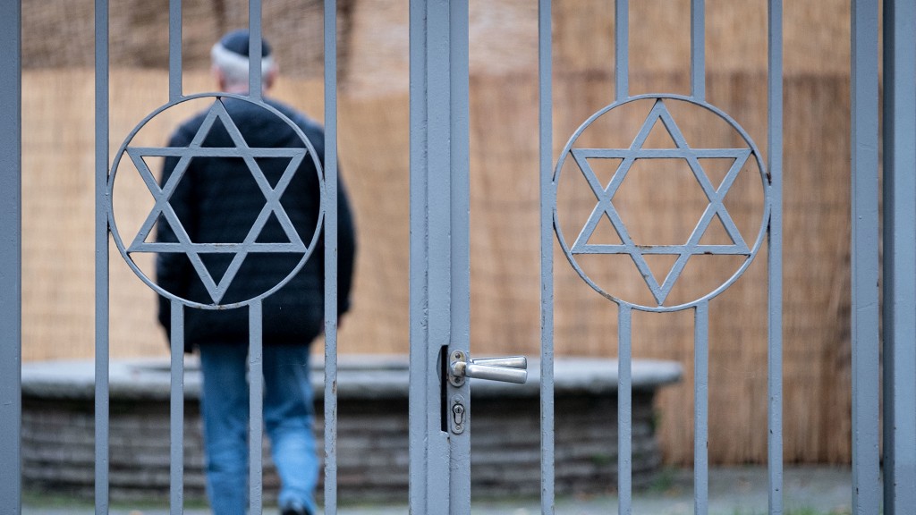 Foto: Ein Zaun mit Davidstern
