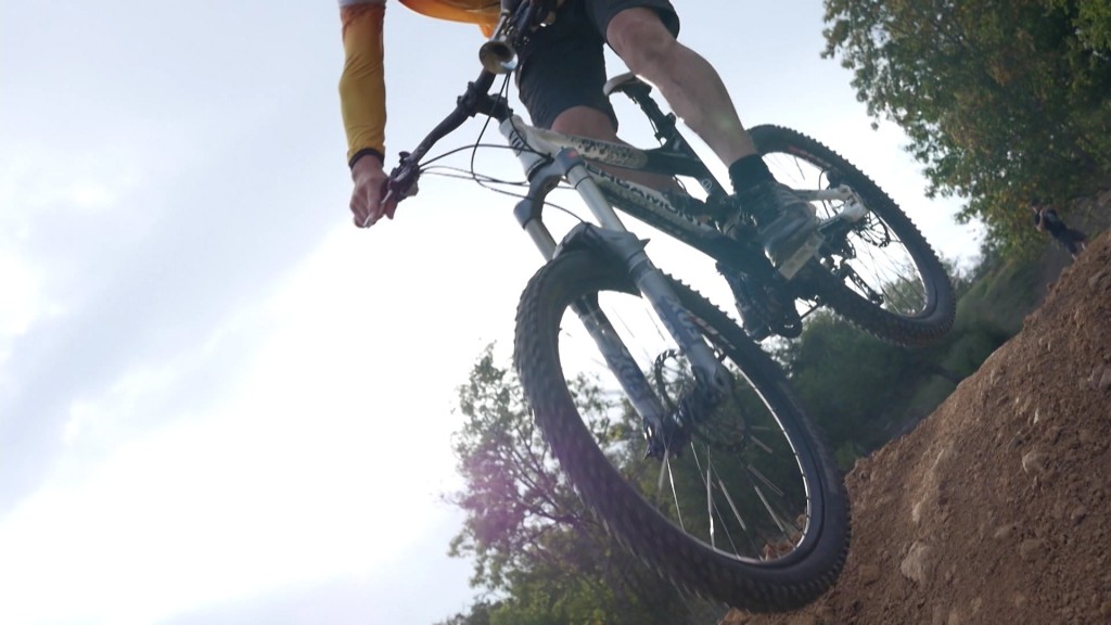 Foto: Ein Mountainbike-Fahrer