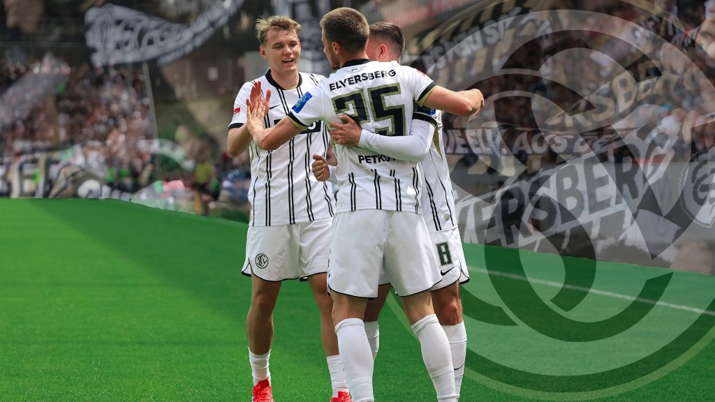 Foto: Spieler der SVE beim Jubeln