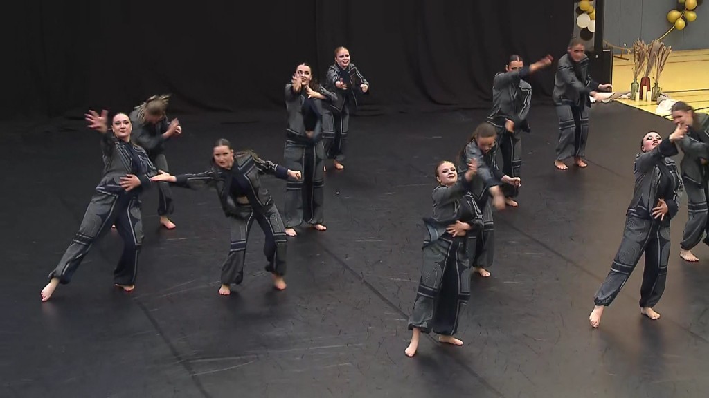 Foto: Tanzgruppe mit ihrer Choreographie
