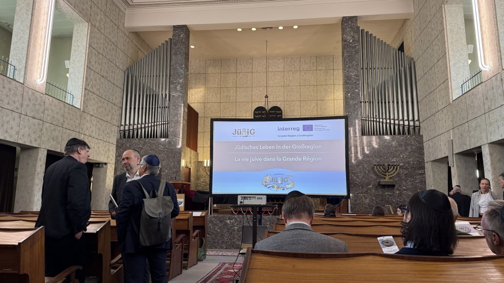 Präsentation des Projektes Jüdisches Leben in der Großregion 