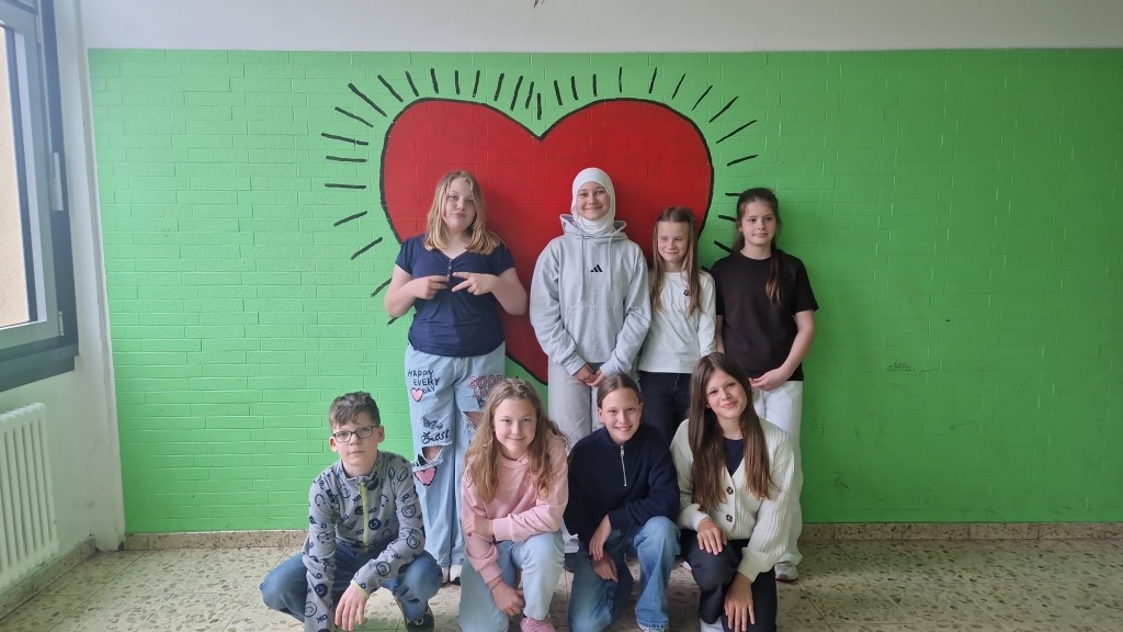 Bild von Schülerinnen und Schüler der Gemeinschaftsschule Quierschied Klasse 6.1.