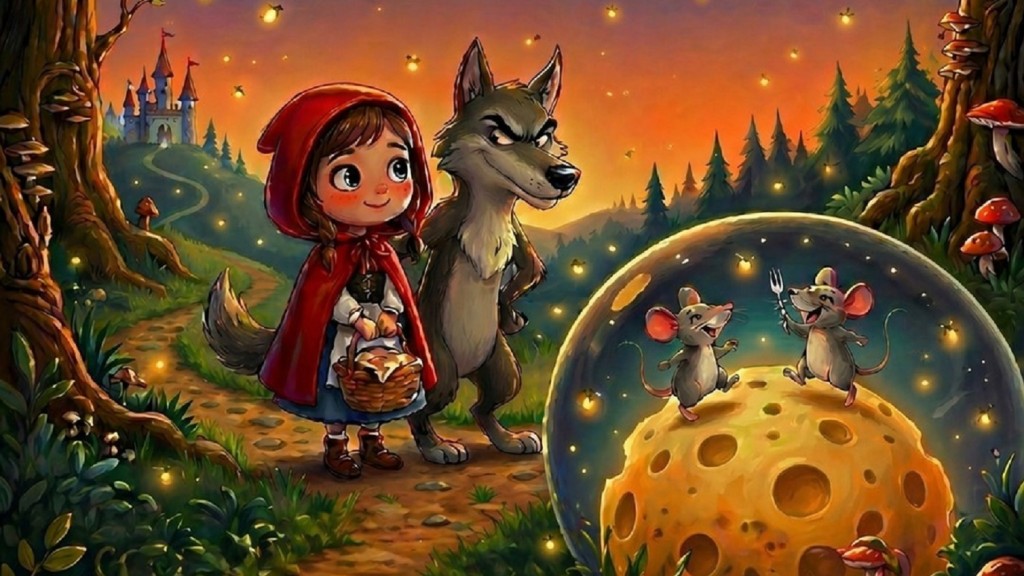 Plakat zu Rotkäppchen und Alles Käse