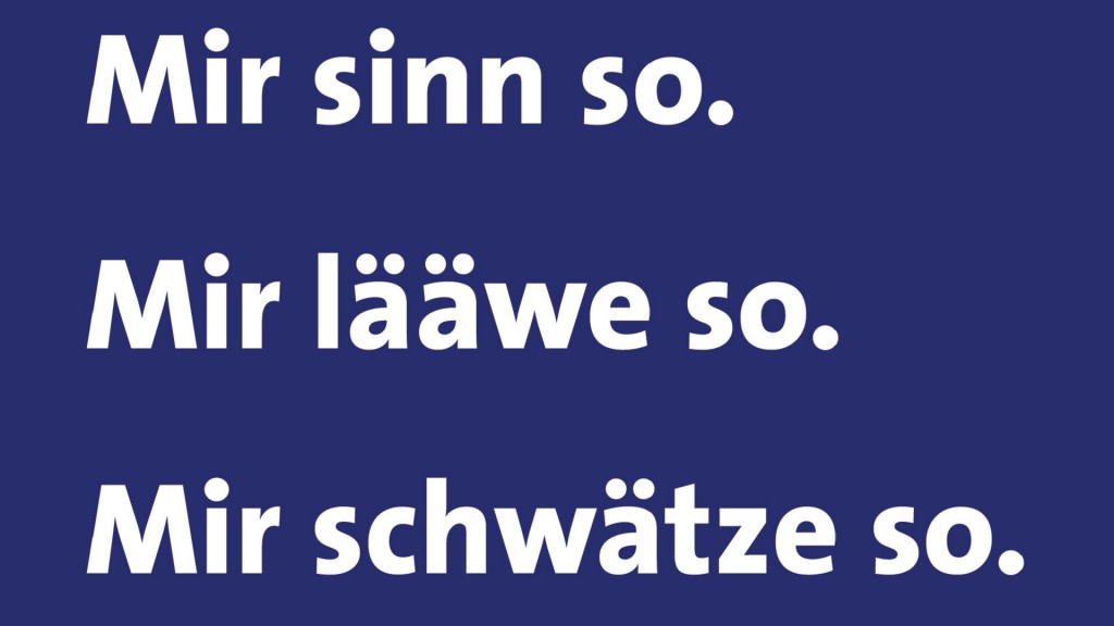 Symbolbild Saarländischer Mundartpreis 